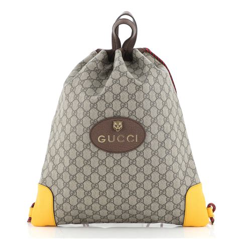 gucci neo vintage drawstring backpack